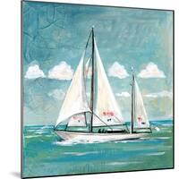 Sailboats II-Gregory Gorham-Mounted Art Print