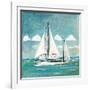 Sailboats II-Gregory Gorham-Framed Art Print