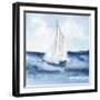 Sailboats II-Chris Paschke-Framed Art Print