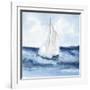 Sailboats II-Chris Paschke-Framed Art Print