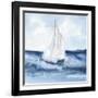 Sailboats II-Chris Paschke-Framed Art Print