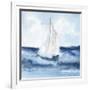 Sailboats II-Chris Paschke-Framed Art Print