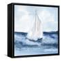 Sailboats II-Chris Paschke-Framed Stretched Canvas