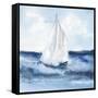 Sailboats II-Chris Paschke-Framed Stretched Canvas