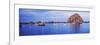 Sailboats in an ocean, Morro Bay, San Luis Obispo County, California, USA-null-Framed Photographic Print