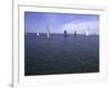 Sailboats in Ocean, Ticonderoga Race-Michael Brown-Framed Photographic Print