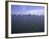 Sailboats in Ocean, Ticonderoga Race-Michael Brown-Framed Photographic Print