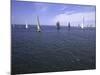 Sailboats in Ocean, Ticonderoga Race-Michael Brown-Mounted Photographic Print