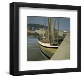 Sailboats in the Bay of Tregastel-Félix Vallotton-Framed Art Print