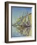 Sailboats in the Harbour of St.Tropez, 1893-Paul Signac-Framed Giclee Print