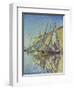 Sailboats in the Harbour of St.Tropez, 1893-Paul Signac-Framed Giclee Print