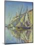 Sailboats in the Harbour of St.Tropez, 1893-Paul Signac-Mounted Giclee Print