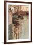 Sailboats in Wollenbewegten Water-Egon Schiele-Framed Art Print