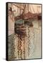 Sailboats In Wollenbewegten Water-Egon Schiele-Framed Stretched Canvas