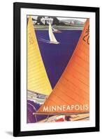 Sailboats, Minneapolis-null-Framed Art Print