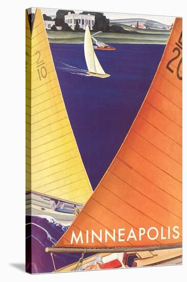 Sailboats, Minneapolis-null-Stretched Canvas