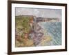 Sailboats near the Cliffs, Yport-Gustave Loiseau-Framed Giclee Print