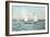 Sailboats off Alameda Beach - Alameda, CA-Lantern Press-Framed Art Print