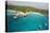 Sailboats on South End of Virgin Gorda-Macduff Everton-Stretched Canvas