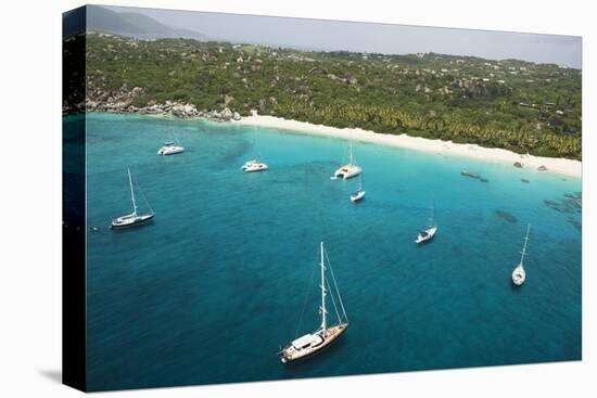 Sailboats on South End of Virgin Gorda-Macduff Everton-Stretched Canvas