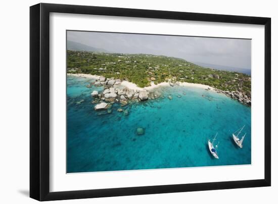 Sailboats on South End of Virgin Gorda-Macduff Everton-Framed Photographic Print