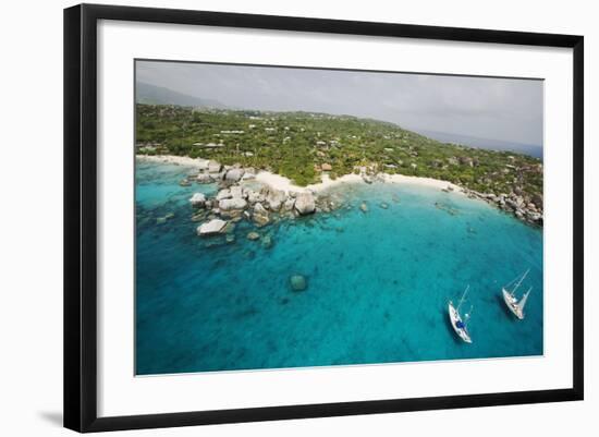 Sailboats on South End of Virgin Gorda-Macduff Everton-Framed Photographic Print