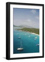 Sailboats on South End of Virgin Gorda-Macduff Everton-Framed Photographic Print