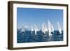 Sailboats Participating in Regatta, Ibiza, Balearic Islands, Spain, Mediterranean, Europe-Emanuele Ciccomartino-Framed Photographic Print