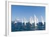 Sailboats Participating in Regatta, Ibiza, Balearic Islands, Spain, Mediterranean, Europe-Emanuele Ciccomartino-Framed Photographic Print