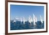 Sailboats Participating in Regatta, Ibiza, Balearic Islands, Spain, Mediterranean, Europe-Emanuele Ciccomartino-Framed Photographic Print