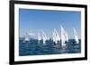 Sailboats Participating in Regatta, Ibiza, Balearic Islands, Spain, Mediterranean, Europe-Emanuele Ciccomartino-Framed Photographic Print