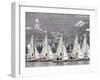 Sailboats Pass Faneuil Hall-null-Framed Photographic Print