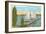 Sailboats, Pier, Buckeye Lake, Ohio-null-Framed Art Print
