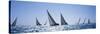 Sailboats Racing in the Sea, Farr 40's Race During Key West Race Week, Key West Florida, 2000-null-Stretched Canvas