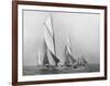 Sailboats Sailing Downwind, CA. 1900-1920-Edwin Levick-Framed Art Print