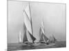 Sailboats Sailing Downwind, CA. 1900-1920-Edwin Levick-Mounted Art Print