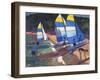 Sailboats, South of France, 1995-Andrew Macara-Framed Giclee Print