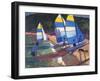 Sailboats, South of France, 1995-Andrew Macara-Framed Giclee Print