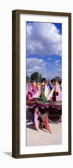 Sailboats Tuilleries Paris France-null-Framed Photographic Print