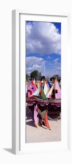 Sailboats Tuilleries Paris France-null-Framed Photographic Print