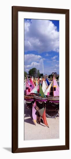 Sailboats Tuilleries Paris France-null-Framed Photographic Print
