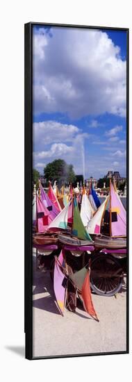 Sailboats Tuilleries Paris France-null-Framed Photographic Print
