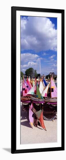 Sailboats Tuilleries Paris France-null-Framed Photographic Print