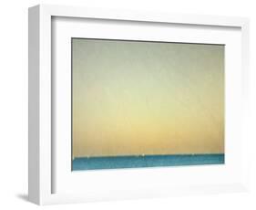 Sailboats under Pearl Sky-Robert Cattan-Framed Photographic Print