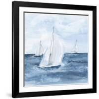 Sailboats V-Chris Paschke-Framed Art Print