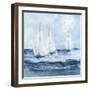 Sailboats VII-Chris Paschke-Framed Art Print