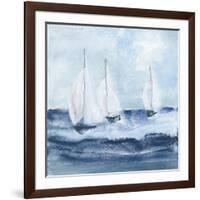 Sailboats VII-Chris Paschke-Framed Art Print