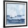 Sailboats VII-Chris Paschke-Framed Art Print