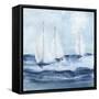 Sailboats VII-Chris Paschke-Framed Stretched Canvas