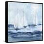 Sailboats VII-Chris Paschke-Framed Stretched Canvas